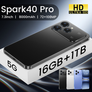 Boundless Vision Spark40 Pro: Schermo OLED Gigante da 7,3 Pollici a 144Hz, Batteria da 8000mAh, 16GB+1TB, Doppia Fotocamera HD, Smartphone Globale - Product Image 2