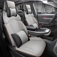 Housse de siège de voiture en cuir respirant sur mesure pour 5 places, toutes saisons, pour Chery Jetour Saint