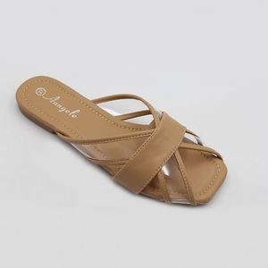 China Supplier Wholesale Non slip Beach Slides Sandals Ladies Shoes <b>Slipper</b> Fashion <b>slippers</b> for Women PU Material <b>slippers</b> - Product Image 2
