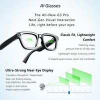 Nouvelles Lunettes Intelligentes à Conduction Osseuse 2026 G4, Modèle Exclusif, Lumière Verte, Caméra 20MP, 8 Go RAM, 64 Go Stockage, pour Voyages d'Affaires
