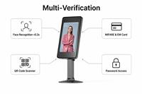 Máquina de Control de Asistencia con Huella Dactilar y Reconocimiento Facial en la Nube, con Tarjeta RFID, para Fábrica, Almacén, Planta de Manufactura, Control de Turnos