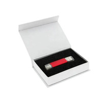 Boîte photo USB en lin personnalisée exquise boîte cadeau en lin d'emballage de stockage de luxe