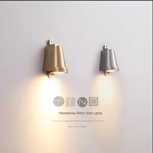 Lámpara <span class=keywords><strong>de</strong></span> pared LED <span class=keywords><strong>de</strong></span> aluminio Industrial Retro impermeable Logotipo <span class=keywords><strong>de</strong></span> herradura para señal <span class=keywords><strong>de</strong></span> entrada <span class=keywords><strong>de</strong></span> escaparate al aire libre para jardín para <span class=keywords><strong>ropa</strong></span> - Product Image 3