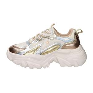 Zapatillas Chunky para Mujer, Color Beige Polvo, Tacón de 5 cm, Tallas 36, 37, 38, 39, 40, 41 - Product Image 1