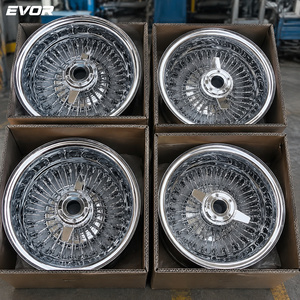ล้อแม็กซ์โครเมียม EVOR 13x7 พร้อมยาง <span class=keywords><strong>Dayton</strong></span> White Wall ลายซี่ลวด - Product Image 4