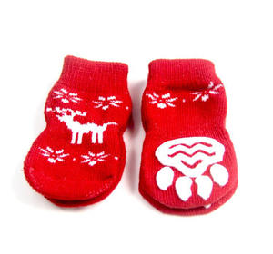 गर्म बिक्री पालतू सामान सामान सामान पालतू पशु मुद्रित एंटी-स्लिप मोजे प्यारे डिजाइन पॉलिएस्टर कुत्ते मोजे थोक - Product Image 2