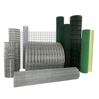 Grillage soudé galvanisé durable à mailles carrées, sur mesure pour cages à lapins, oiseaux, animaux de compagnie, et construction de clôtures.