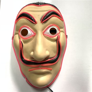 Plus Populaire Effrayant LED Fête Halloween Lueur Allument Masque Réaliste - Product Image 5