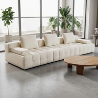Sofá Modular Comprimido Lawrence en Caja, Conjunto de Sofá Cama Plegable para Sala de Estar, OEM ODM, Seccional Comprimido al Vacío