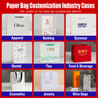 Sacs cadeaux en papier en stock avec poignées découpées, sacs shopping en papier kraft personnalisés avec logo pour emballage de cosmétiques, de mariage et de vente au détail