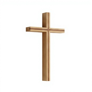 Escultura de Cruz de Madera Rústica AZ ENTERPRISES, Decoración de Pared para Sala de Estar, Bautizo, Arte Religioso, Lavable - Product Image 5