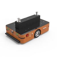Entrepôt de robots en moyenne d'une charge maximale de 200kg Smart Mobile AGV avec robotique pour l'industrie de la construction