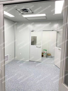 Assemblage de salle blanche ISO 7 à mur dur modulaire de laboratoire Cabine de salle blanche portable - Product Image 3
