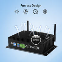 Mini PC Industrial sin Ventilador I7-10510U SSD 2xGbE 4xUSB3.0 2xUSB2.0 2xCOM(232/422/485) GPIO Audio DC ANT Win10/11/Linux