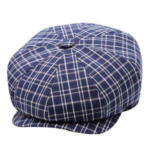 OEM ODM FACTORY Vintage Retro Plaid Ivy Newsboy Caps New Autumn Winter <b>Beret</b> Hats for Men Women Casual Party Street Formal Wear - Product Image 2