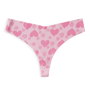 Culottes sexy pour femmes, imprimé floral en forme de cœur, <span class=keywords><strong>yoga</strong></span>, sans couture, taille basse, sous-vêtements pour femmes, plusieurs couleurs, sous-vêtements invisibles pour femmes - Product Image 4