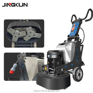 Бетоношлифовальная машина JINGKUN 650 мм с двумя головками, 7,5 кВт, ручная, высокоэффективная, для полировки отвержденных эпоксидных полов, напрямую от производителя - Product Image 1