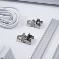 Kit de Cortinas Inteligentes WiFi Tuya IOTON DIY, Sistema de Riel Motorizado de 2.2 a 6.2 Metros, Control Remoto por Voz con Alexa y Google, para Sala de Estar y Dormitorio