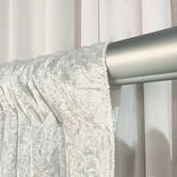 ANNIELU Rideaux de fond en velours blanc de luxe personnalisés de 8ft 10ft 12ft pour décoration de mariage, fête et événement, photomaton