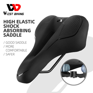 Sella per Bicicletta WEST BIKING in Spugna Altamente Elastica, Comoda per Bici da Strada e Mountain Bike, Design Cavo per Ciclismo - Product Image 4
