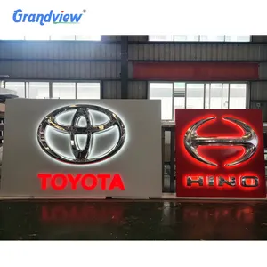 Luzes de led com logotipo personalizada, letras de canal, sinal de letra, loja de fumo, led, retroiluminado