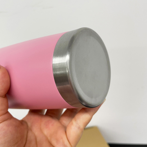 Tasse de voyage isolée de 20oz en acier inoxydable à double paroi et à revêtement en poudre avec couvercles et pailles pour personnalisation - Product Image 5