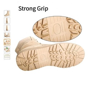 รองเท้าหนังนิ่มยุทธวิธีบุรุษ,รองเท้าบูตทะเลทรายเพื่อความปลอดภัย - Product Image 4