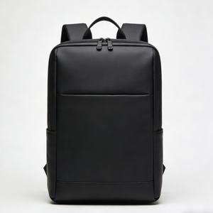 Sac à dos pour <span class=keywords><strong>homme</strong></span> imperméable de 15 pouces, grande capacité, en cuir PU, pour le travail et le bureau, vente chaude, OEM/ODM - Product Image 1