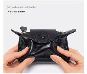 I-0942 vente chaude sac à main en cuir PU porte-cartes dames portefeuille portefeuilles personnalisés luxe voyage porte-monnaie en cuir véritable sac cosmétique - Product Image 6