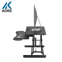 Bureau électrique réglable en hauteur, assis-debout, double moteur, pour bureau et domicile, convertisseur de table électrique