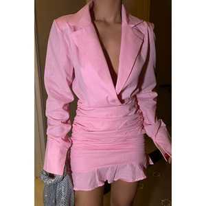 Pink Collar Mini <b>Cocktail</b> <b>Dress</b> - Product Image 4