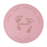 Tapis de saut à corde silencieux en TPE souple, épaisseur 6 mm, antidérapant, forme circulaire pour sports d'intérieur, exercices, yoga - YIMI