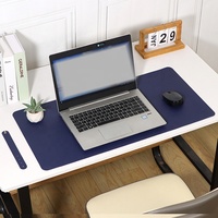 Tapis de souris XXL imperméable personnalisé réutilisable pour ordinateur de bureau, tapis de table pour ordinateur portable en simili cuir