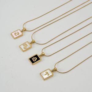 Zogxin Stainless Steel Square Pendant Necklace With Virgo Constellation Inlay For Women Gift Jewelry - Product Image 3