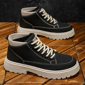 <span class=keywords><strong>Botas</strong></span> <span class=keywords><strong>DE</strong></span> TRABAJO Retro para exteriores con cordones <span class=keywords><strong>de</strong></span> estilo británico para <span class=keywords><strong>hombre</strong></span>, informales, versátiles para aumentar la altura, novedad <span class=keywords><strong>de</strong></span> otoño 2025 - Product Image 3