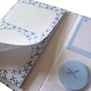 Nouveautés 2027 Bloc-<span class=keywords><strong>notes</strong></span> autocollants bleus en forme de papillon Impression personnalisée <span class=keywords><strong>Notes</strong></span> adhésives pour le bureau et l'école - Product Image 4