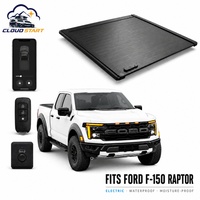 Couverture de benne électrique rétractable en aluminium pour Ford F-150, couverture de benne Hilux, couverture de benne Ford F-150 2015-2020, rangement Ram 2500