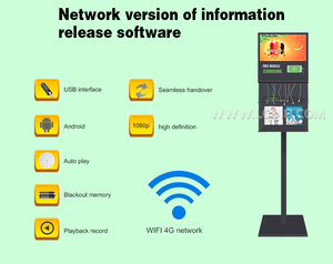 15.6 21.5 inch điện thoại di động Trạm Sạc điện thoại sạc kiosk Thông Minh Kỹ thuật số biển với 8 sạc cáp và cuốn sách chủ - Product Image 4