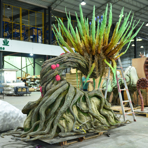 צבעוני פלסטיק עירוב עמיד לסביבה ידידותית לסביבה פרחים דשא, גן חיות דשא עבור גן גן גינה תפאורה - Product Image 4