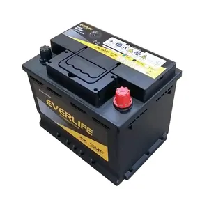 免维护DIN标准铅酸蓄电池DIN55 55ah起动机蓄电池汽车蓄电池