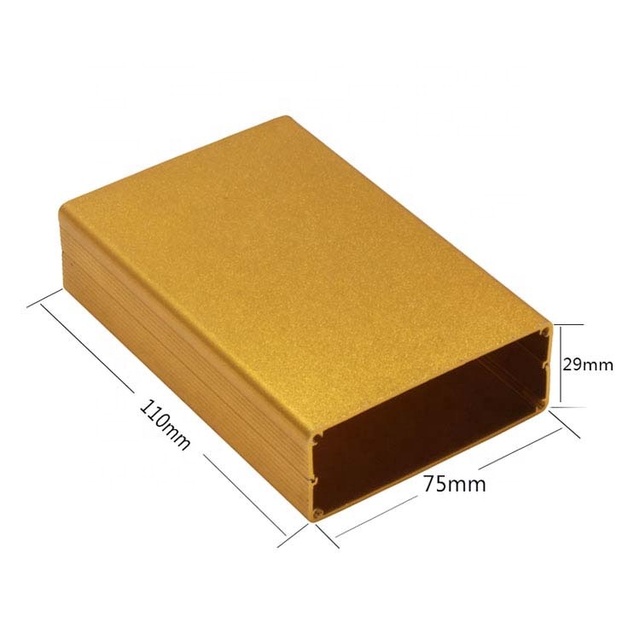 Metal Amplifier Box Extruded Electronic Housing Case Aluminum Enclosure