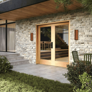 Puerta Abatible de Polímero Moderna para Apartamentos y Hoteles, Resistente al Viento, Eficiente Energéticamente, Acabado Personalizado, Apertura Lateral, Tamaño Personalizado, para Uso en Patios - Product Image 2