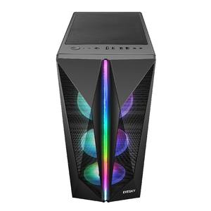 Boîtier d'ordinateur en acier EVESKY Phantom Opera I Full Tower, châssis complet avec côtés transparents, RGB, refroidissement par eau, ATX, ports USB 3.0 - Product Image 4