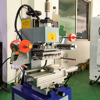 Máquina de Prensa Térmica Pneumática de Alta Precisão Nova Semiautomática para Estampagem a Quente de Rótulos em Frascos de Plástico Irregulares para Perfume