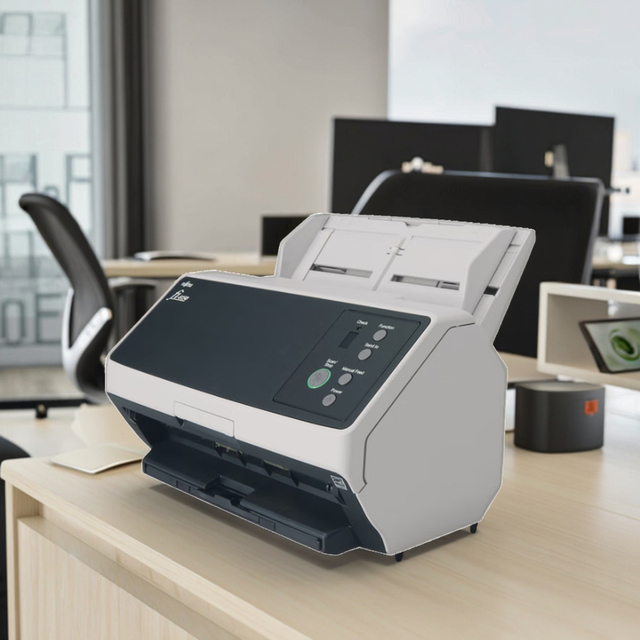 Fi 8150 Ocr Id Passport Document Scanner Auto Duplex Adf High Speed Double Sided High Definition Image Optical Color 600Dpi
