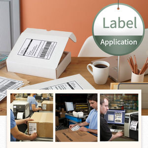 Venta al por mayor de fábrica, <span class=keywords><strong>impresora</strong></span> <span class=keywords><strong>Brother</strong></span> compatible personalizada, 4x6, DK1241, DK241, etiqueta de impresión autoadhesiva, papel adhesivo térmico - Product Image 5