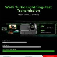 Caméra de tableau de bord pour moto DDPAI RANGER M1 3K à double canal avec Wi-Fi 5,4 et 5 GHz, état neuf