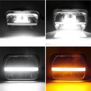 7 "x 5" 5X7 "pouces phares LED Hi/Lo faisceau DRL H4 phare pour Suzuki Katana <span class=keywords><strong>Kawasaki</strong></span> GPZ <span class=keywords><strong>750</strong></span> 900 Jeep accessoires Wrangler JK - Product Image 2