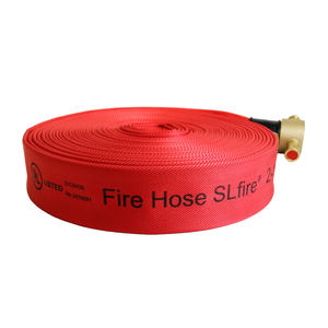 Tuyau d'incendie rouge homologué UL, doublé EPDM, 21 bars, 65 mm, 30 m, avec raccord en laiton <span class=keywords><strong>John</strong></span> Morris - Product Image 1