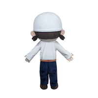Costume de mascotte publicitaire personnalisé en EVA pour adultes, avec logo de marque, pour la promotion de l'entreprise, en forme d'animal de dessin animé, fabriqué en usine